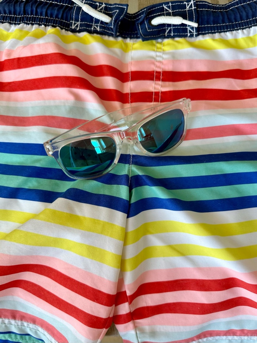 BUNDLED Carter’s swim short size 7 and JCrew Crewcuts sunglasses